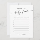 KAIA Raad de Baby Food Game Kaart (Voorkant)