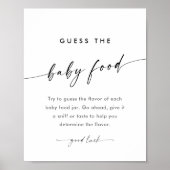 KAIA Raad het babyvoedsel spelbord Poster (Voorkant)