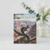 Kaibab Eekhoorn in het Grand Canyon National Park Briefkaart (Staand voorkant)