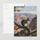 Kaibab Eekhoorn in het Grand Canyon National Park Briefkaart (Voorkant / Achterkant)