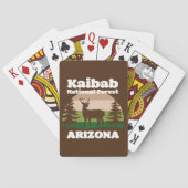 Kaibab National Forest Arizona Pokerkaarten (Achterkant)