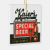 Kaier's speciale bier keramisch ornament (Rechts)