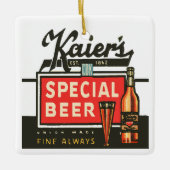 Kaier's speciale bier keramisch ornament (Voorkant)