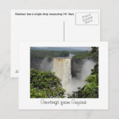 Kaieteur Herfst briefkaart (Voorkant / Achterkant)