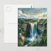Kaieteur-watervallen Guyana Briefkaart (Voorkant / Achterkant)