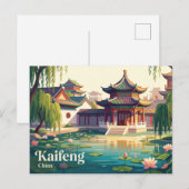 Kaifeng, China Briefkaart (Voorkant / Achterkant)