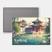 Kaifeng, China Magneet (Voorkant / Achterkant)