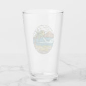 Kaihalulu Beach Hawaii Vintage Glas (Achterkant)