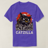 Kaiju Cat Monster Catzilla 4 T-shirt (Design voorkant)