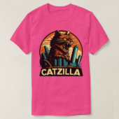 Kaiju Cat Monster Catzilla 8 T-shirt (Design voorkant)