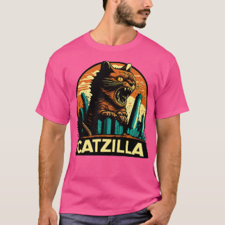 Kaiju Cat Monster Catzilla 8 T-shirt
