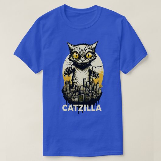 Kaiju Cat Monster Catzilla T-shirt (Design voorkant)