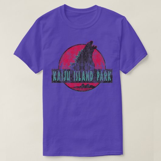 Kaiju Island Park in nood T-shirt (Design voorkant)