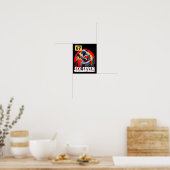 Kaiju Kerstmis 67 Santazilla Japans Monster Din Poster (Keuken)