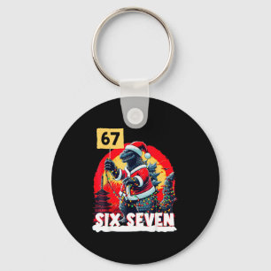 Kaiju Kerstmis 67 Santazilla Japans Monster Din Sleutelhanger