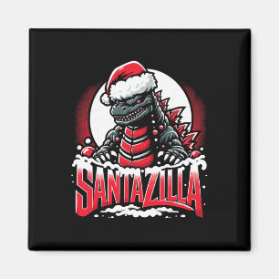 Kaiju Kerstmis Santazilla Japans Monster Dinosauri Magneet