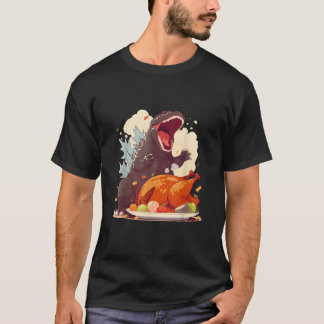 Kaiju Monsters Doen Alledaagse Dingen Hanger Kaiju T-shirt