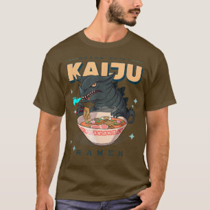 Kaiju Ramen Cat Japanese Cute Kawaii Anime T-shirt