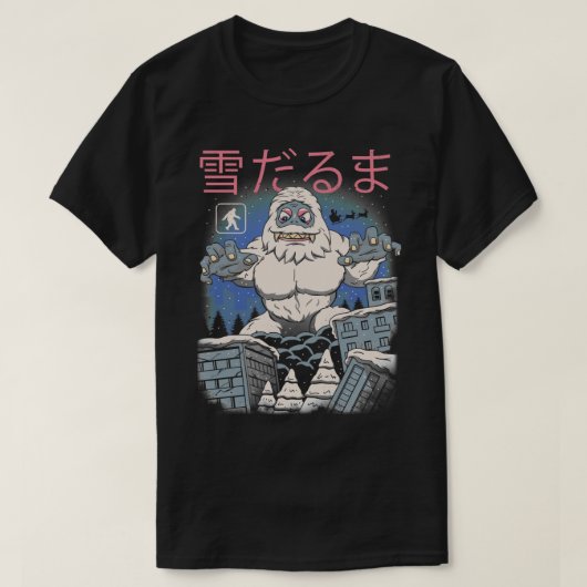 Kaiju Snowman T-shirt (Design voorkant)