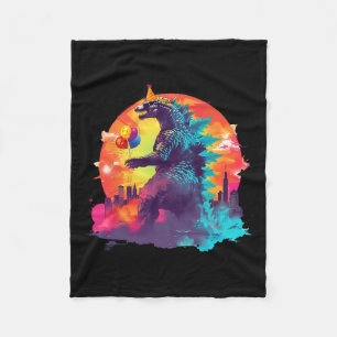 Kaiju Verjaardag Funny Boys Verjaardag Monster Fleece Deken