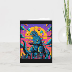 Kaiju-verjaardag Lloon en taart monster film verja Kaart