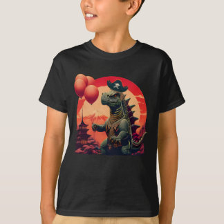 Kaiju Verjaardagsfeest Japan Monster Film T-shirt