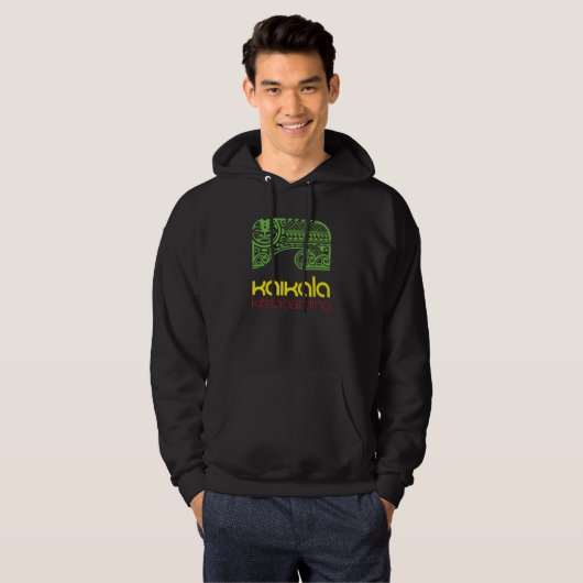 Kaikala kitebording/polynesiaanse rasta hoodie (Voorkant volledig)