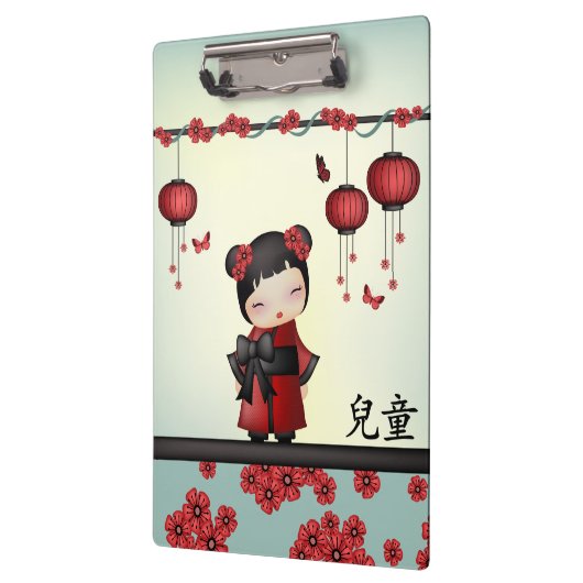 Kaiko de Kokeshi "Kind" Klembord (Links)