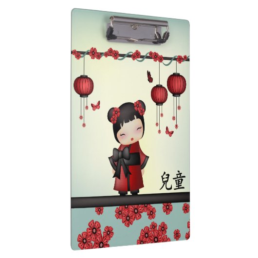 Kaiko de Kokeshi "Kind" Klembord (Rechts)