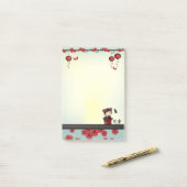 Kaiko de Kokeshi "Kind" Post-it® Notes (Op bureau)