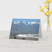 Kaikoura, het Vreedzame OceaanWenskaart van Nieuw Kaart (Gele Bloem)