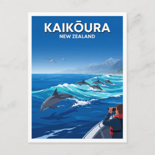 Kaikōura Mariene Natuurreservaat Nieuw-Zeeland Briefkaart