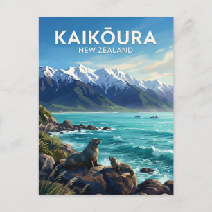 Kaikōura Nieuw-Zeeland Briefkaart