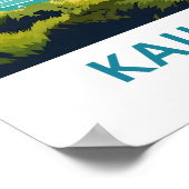 Kaikoura Nieuw-Zeeland Reisprint Poster (Hoek)