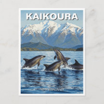 Kaikoura Nieuw-Zeelandse dolfijnen reizen