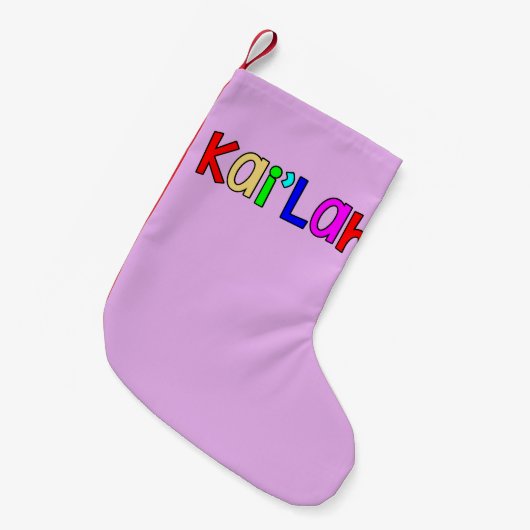 Kai'Lah Kleine Kerstsok (Voorkant (Hangend))