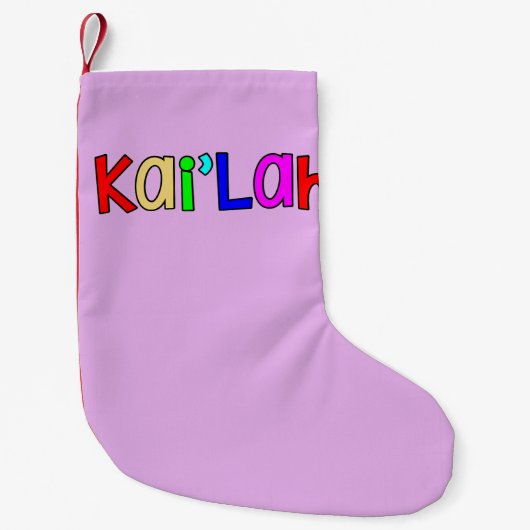 Kai'Lah Kleine Kerstsok (Voorkant)