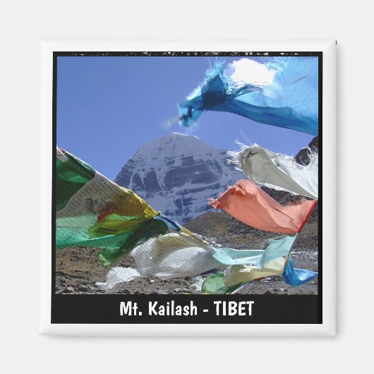 Kailash, Heilige berg, Tibet - Himalaya Magneet (Voorkant)