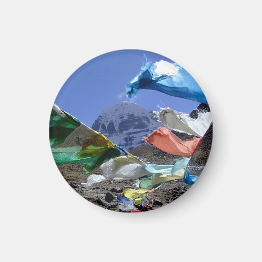 Kailash, Heilige berg, Tibet - Himalaya Magneet (Voorkant)