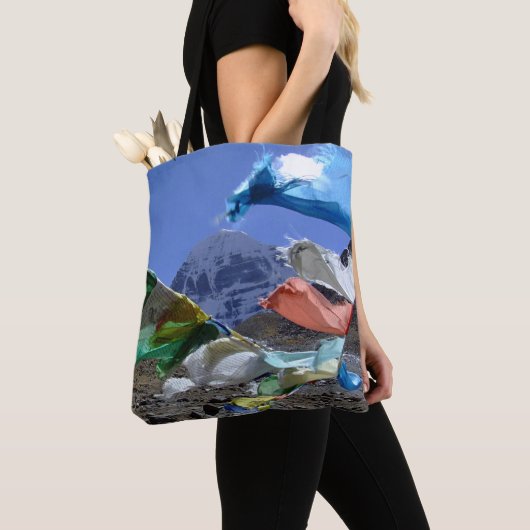 Kailash, Heilige berg, Tibet - Himalaya Tote Bag (Dichtbij)