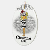 Kailbird ornament (vrouw-gevangene) (Links)