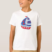 Kailboer, zeilschip, zeilen, zeilen, zeilen, schep t-shirt (Voorkant)