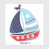 Kailboer, zeilschip, zeilschip, boot, schip, zeile sticker (Vel)