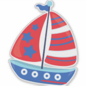 Kailboer, zeilschip, zeilschip, schip, zeilen, zei sticker (Voorkant)