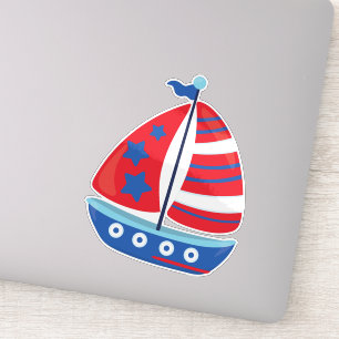 Kailboer, zeilschip, zeilschip, schip, zeilen, zei sticker