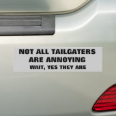 Kailgaters zijn allemaal vervelend bumpersticker (Op auto)