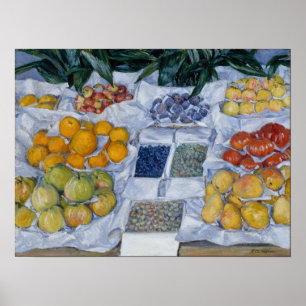 Kaillebotte - fruit op een standaard poster
