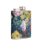 Kaillebotte - Witte en Gele Chrysanthema Heupfles (Rechts)