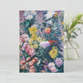 Kaillebotte - Witte en Gele Chrysanthema Kaart (Staand voorkant)