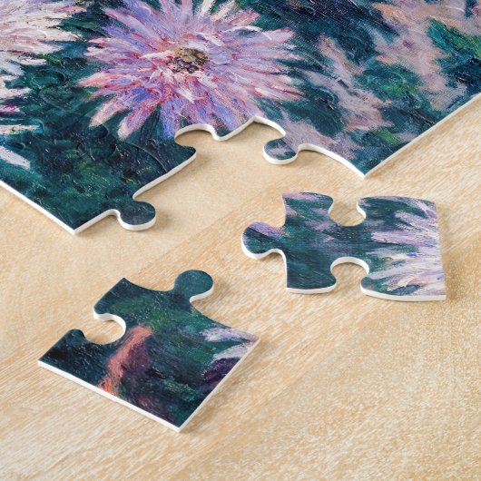 Kaillebotte - Witte en Gele Chrysanthema Legpuzzel (Zijkant)